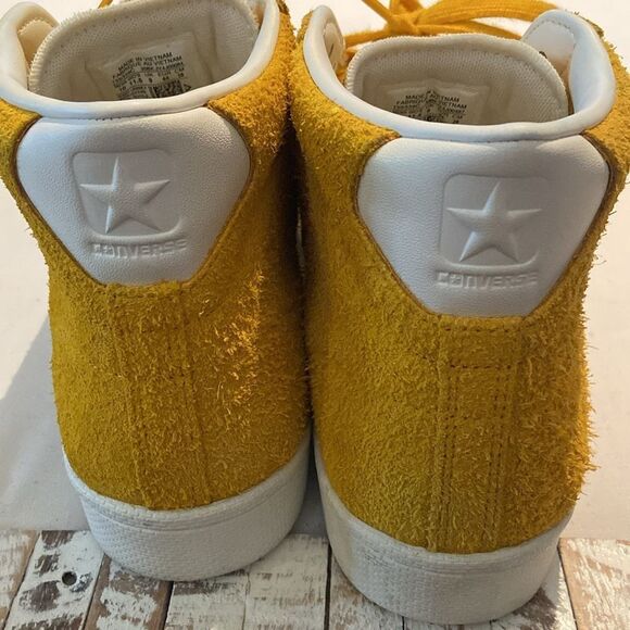 Limited release Converse Pro ’76 “Vintage Suede” Yellow Men’s 10 WMN 11.5 UNISEX - Picture 6 of 12